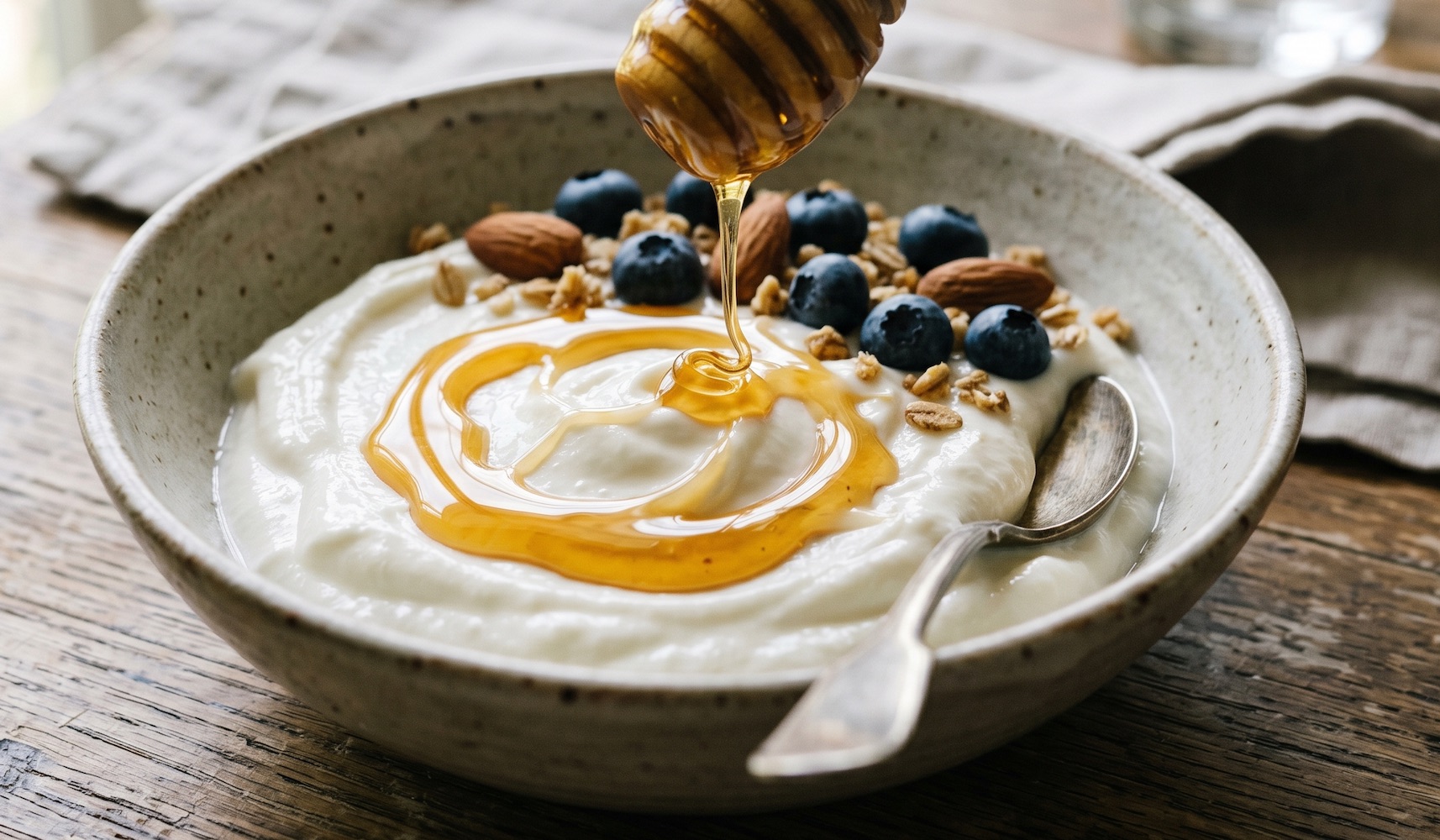 Greek Yogurt Greek Yogurt with honey
