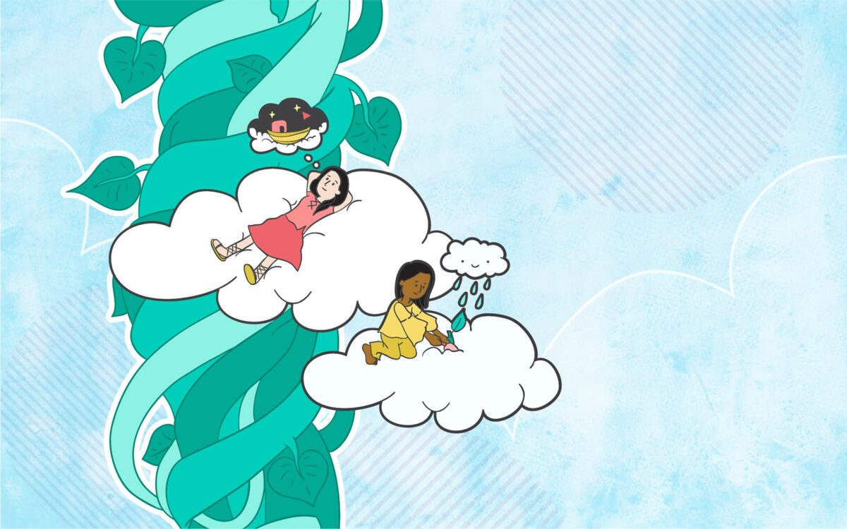 A woman practicing quiet mindfulness alone in a bright room.