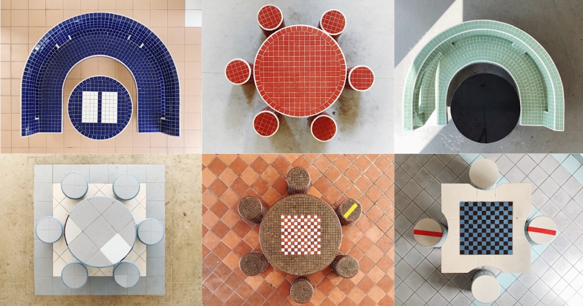 Activities on rainy days - Singapore void deck tables capturing sights