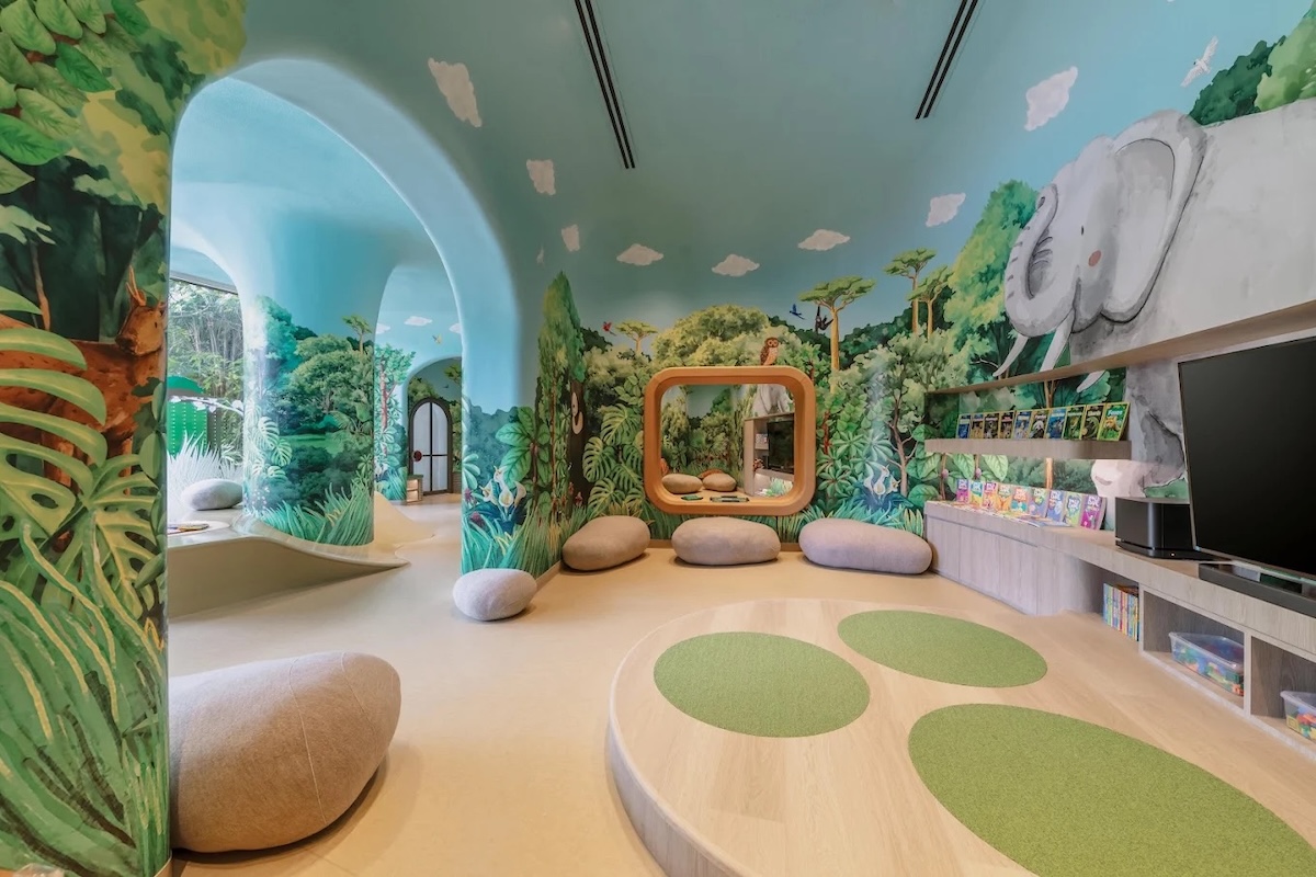 Mandai Rainforest Resort Pods Modern eco-friendly treehouse pods at Mandai Rainforest Resort Singapore.