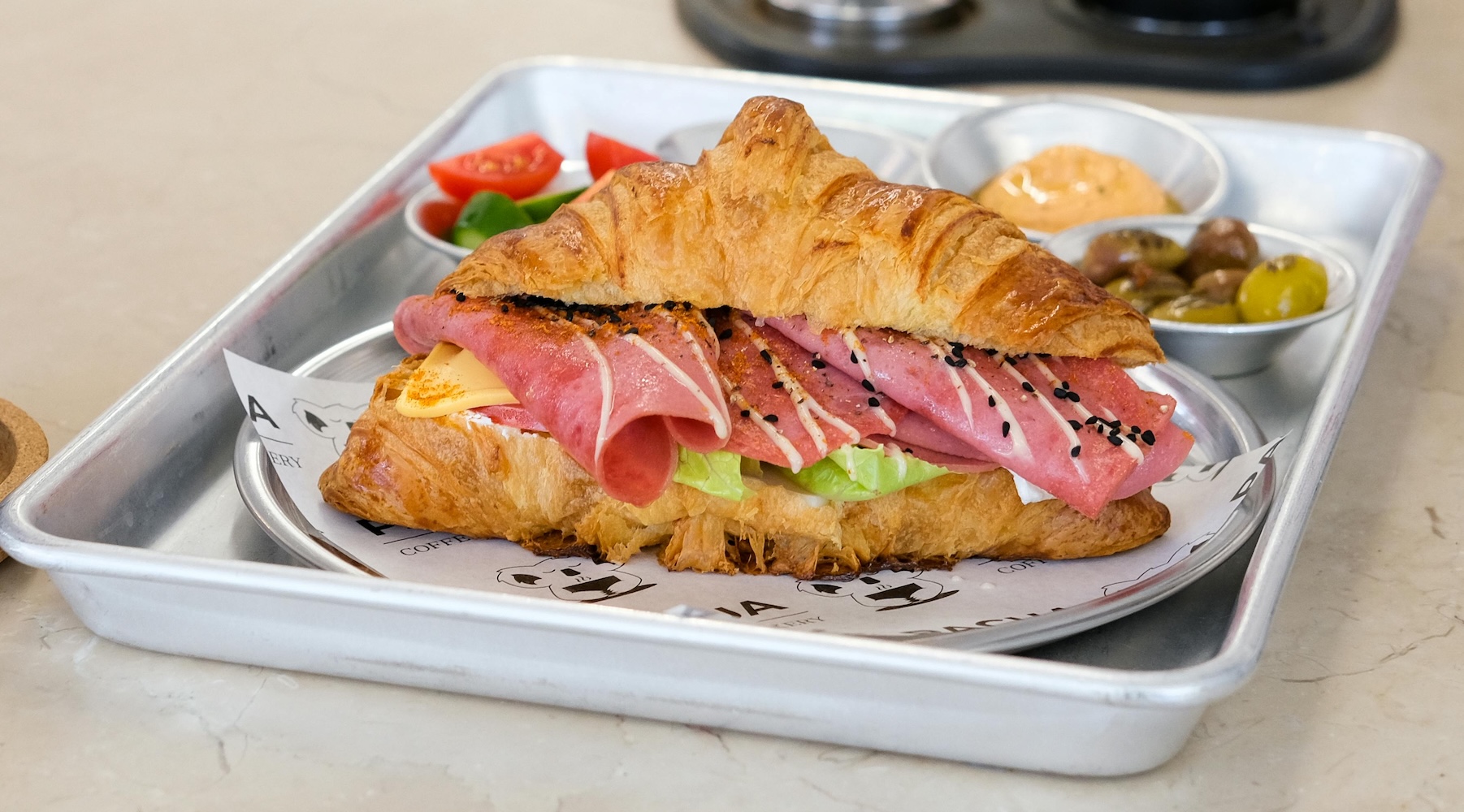 Ham and Cheese Croissant