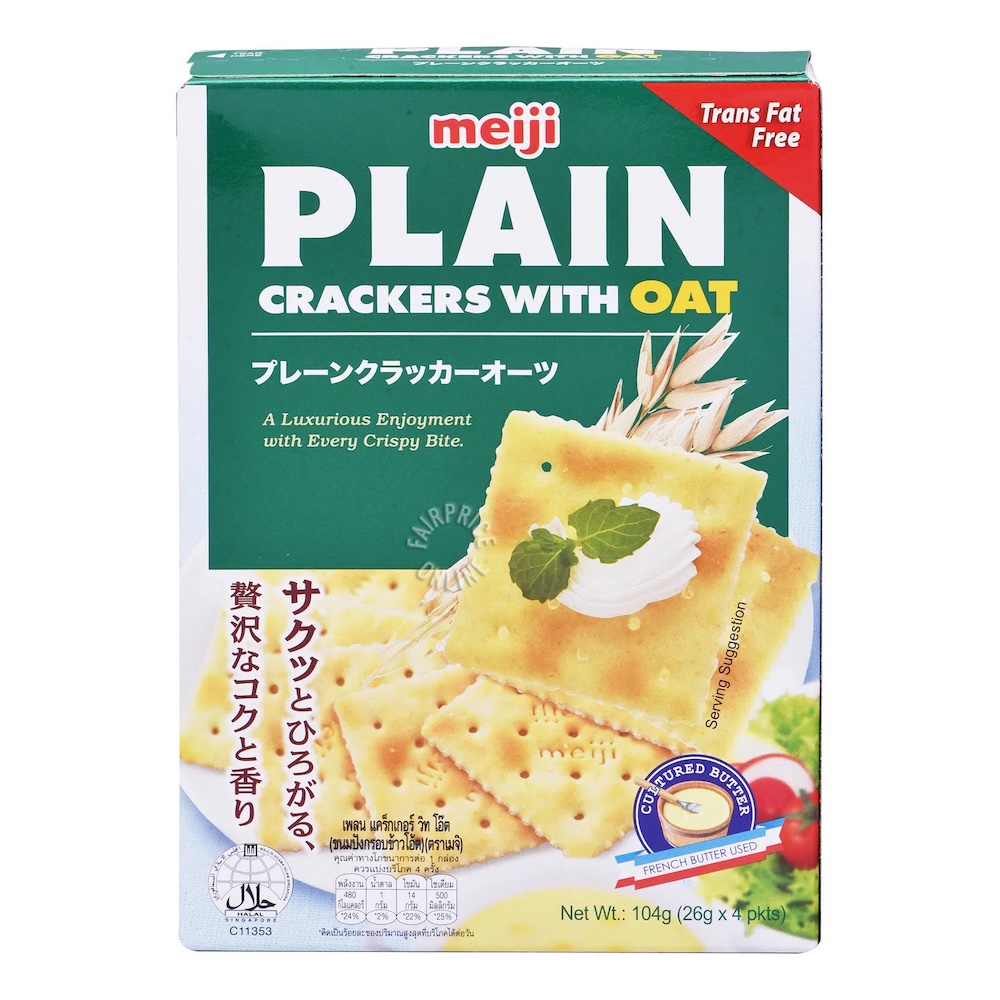 Meiji Plain Crackers with Oat Meiji Plain Crackers with Oat