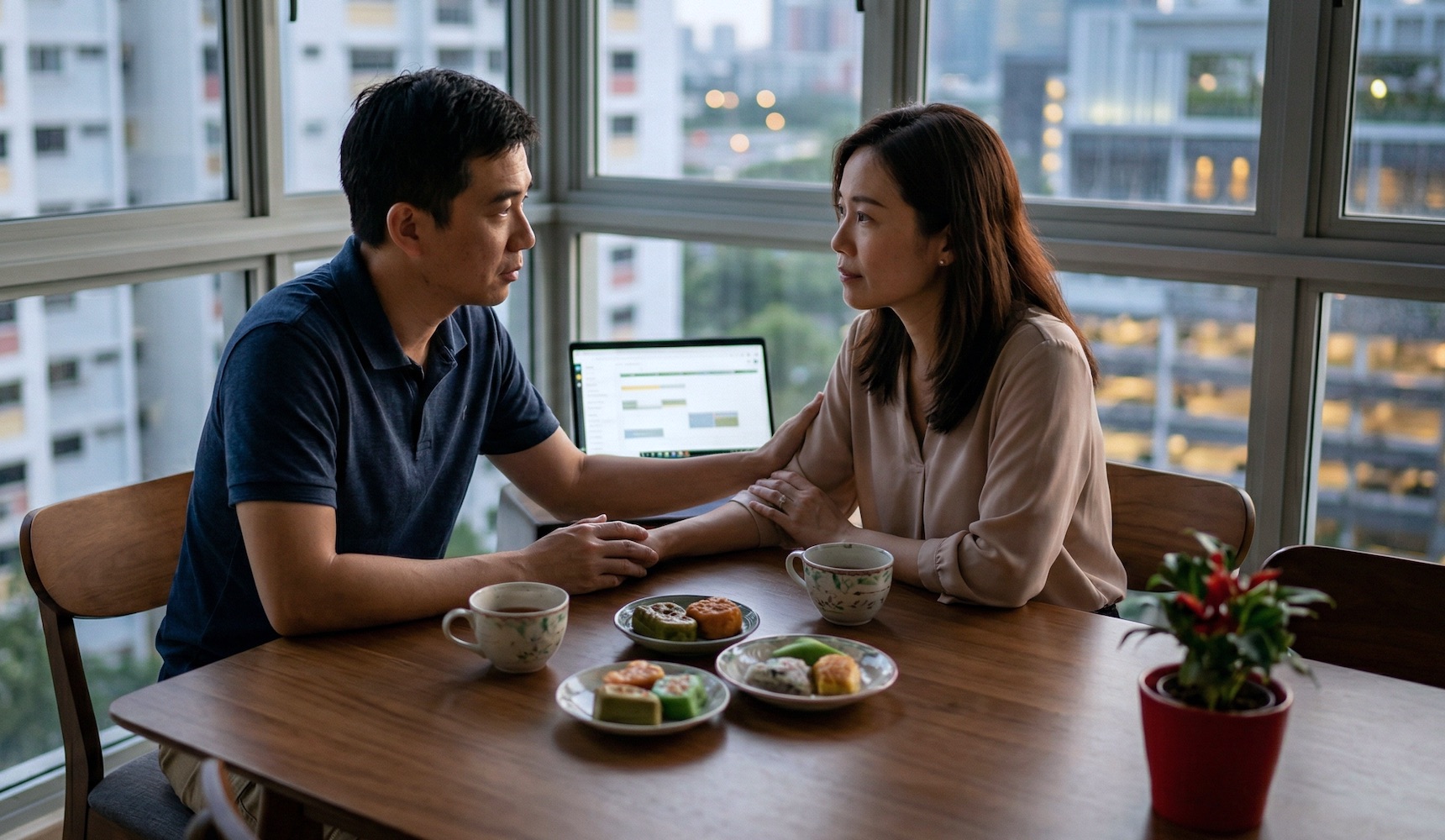 having an understanding while discussing family finances