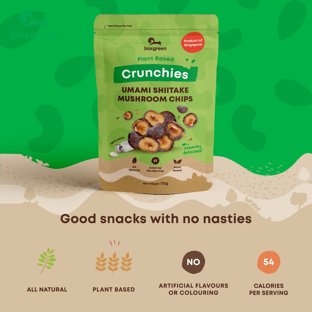 Boxgreen Mushroom Chips Boxgreen Mushroom Chips