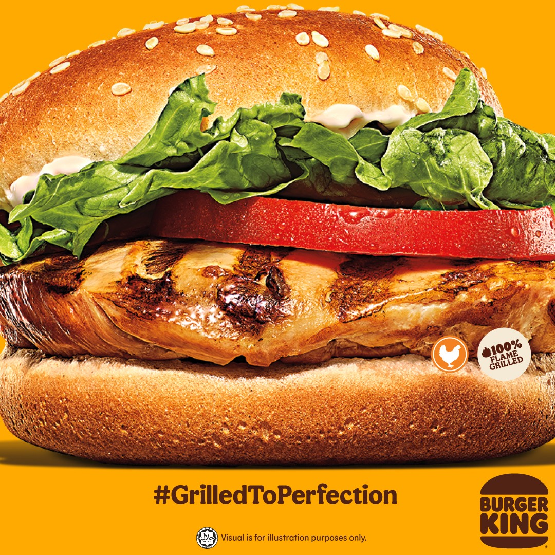 Burger King Grilled Chicken Burger