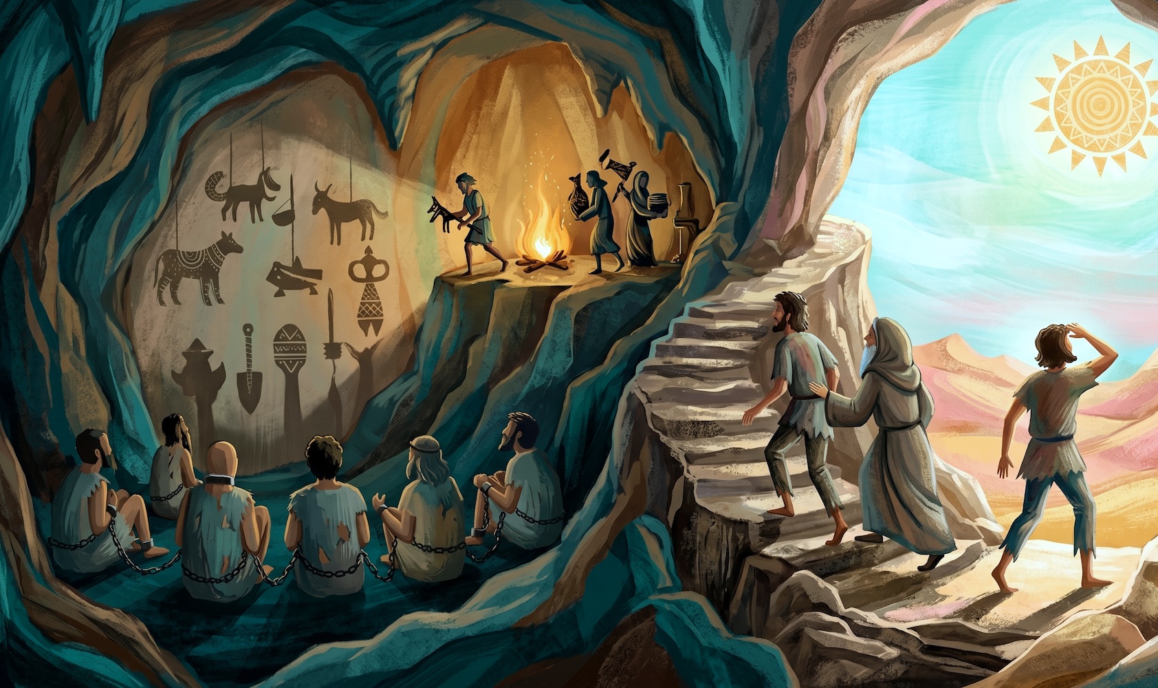 The Allegory of the Cave: Breaking Free from the Algorithm