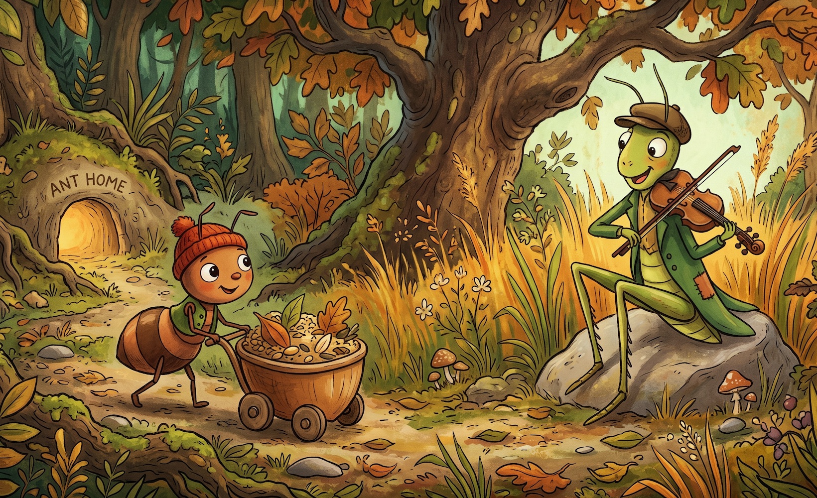 The Ant and the Grasshopper: The Joy of Being Ready