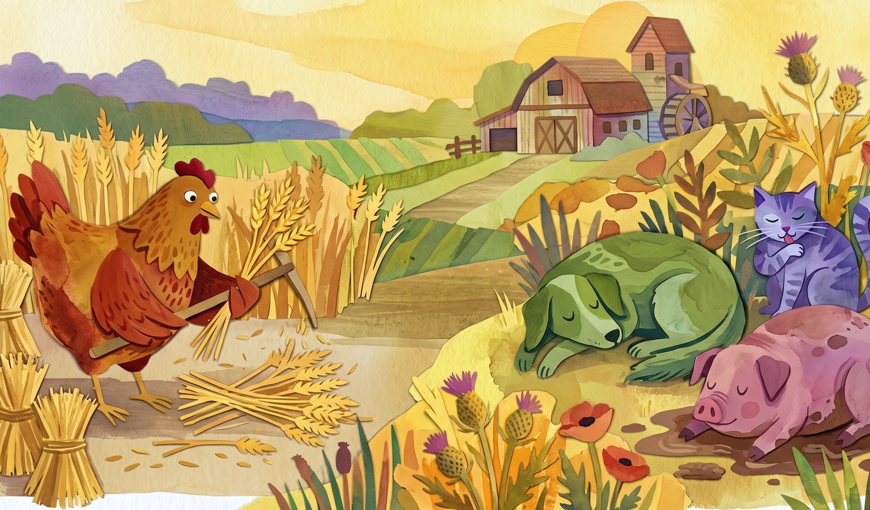 The Little Red Hen: The Secret of Hard Work