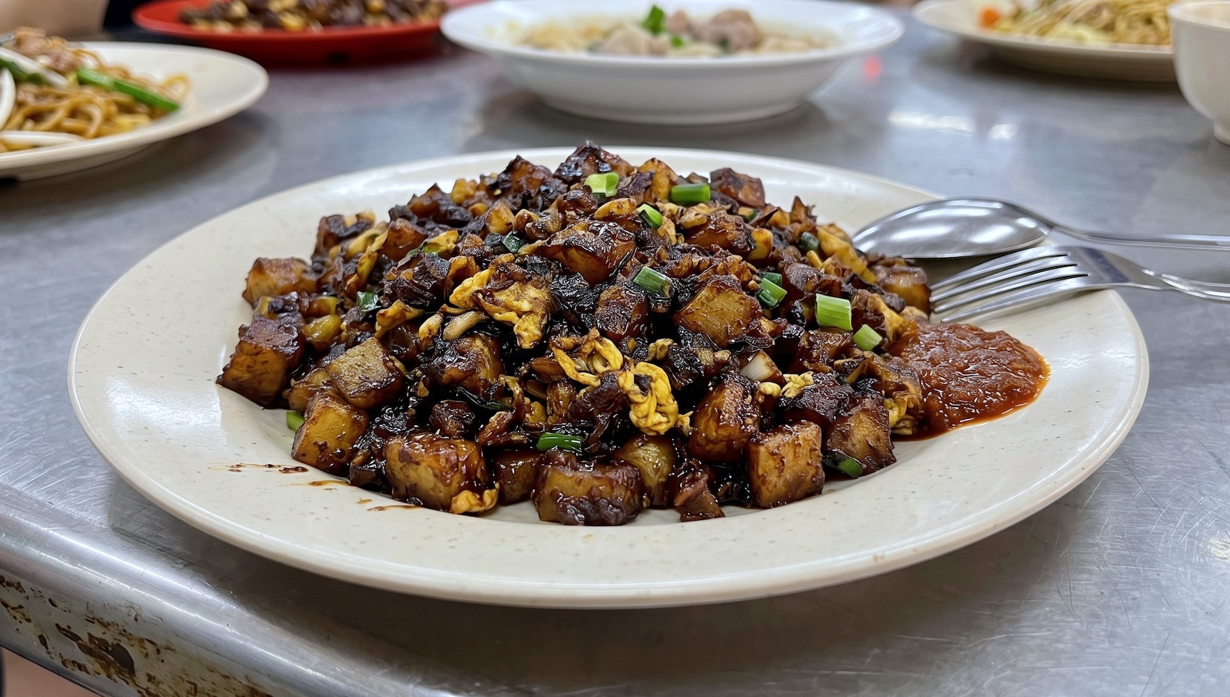 Black Fried Carrot Cake Fried Carrot Cake